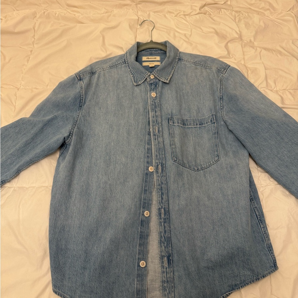 Madewell easy fit denim shirt